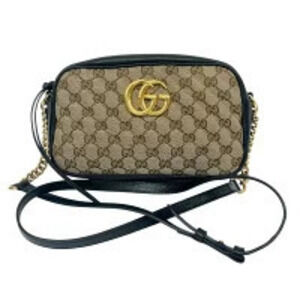 Gucci Marmont Shoulder Bag GG Chain Clutch